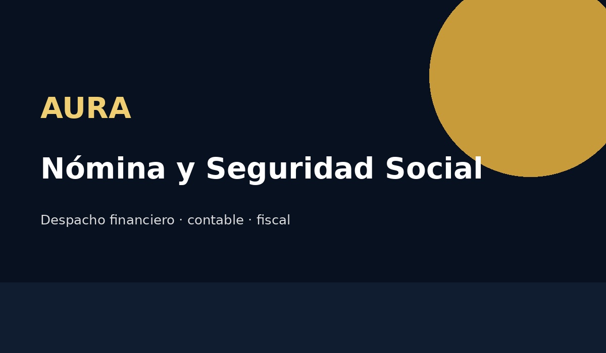 Nómina y seguridad social